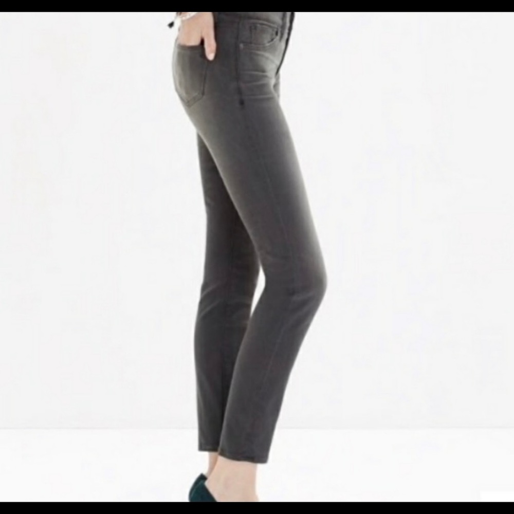 Madewell Skinny Skinny jeans graphite grey Sz 27